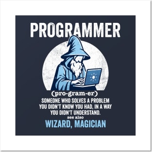 Programmer Funny Definition Posters and Art